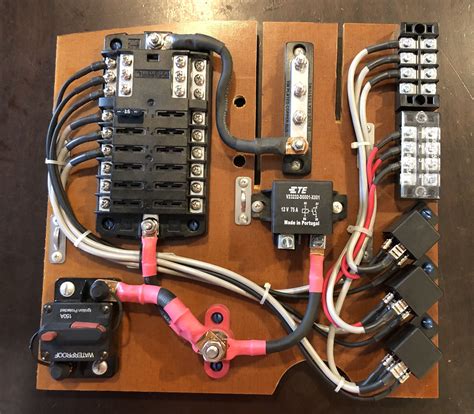 power distribution box (relays and fuses) 